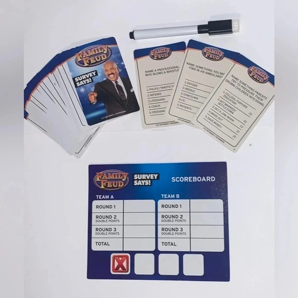 Family FEUD Survey Says Edition Card Game - Picture 1 of 3